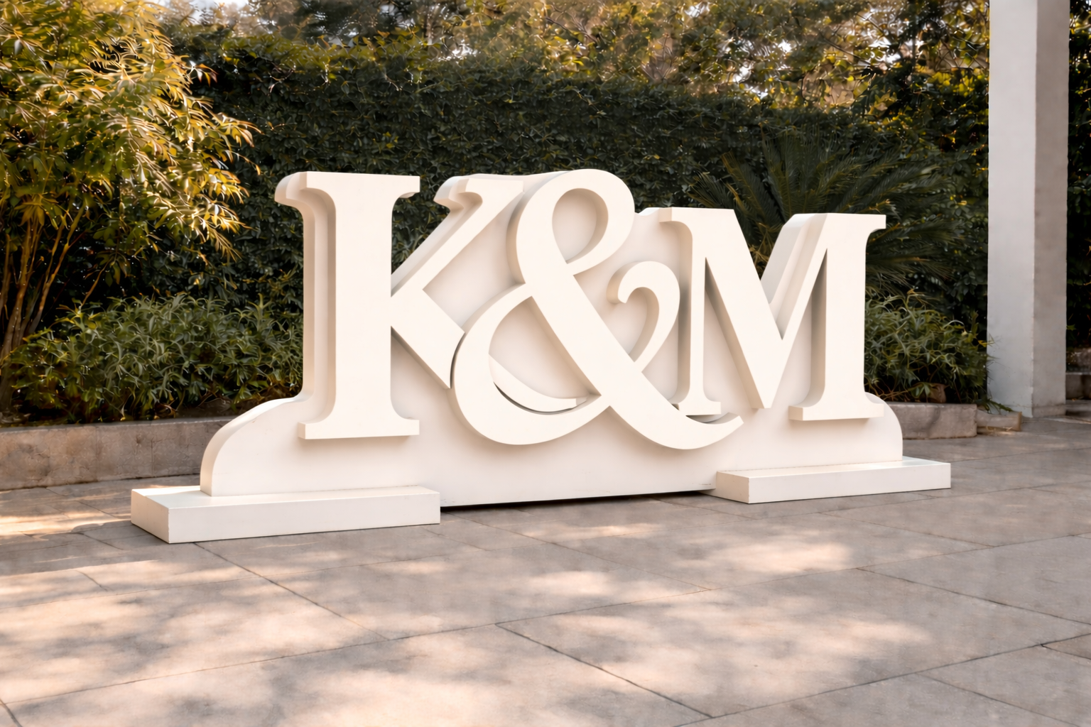 Freestanding Monogram