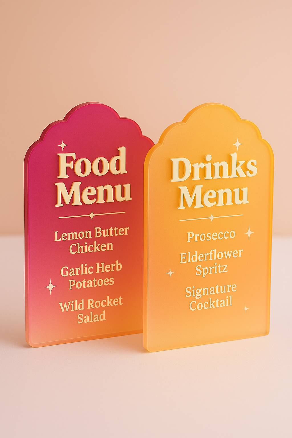 Bloom Food Menu