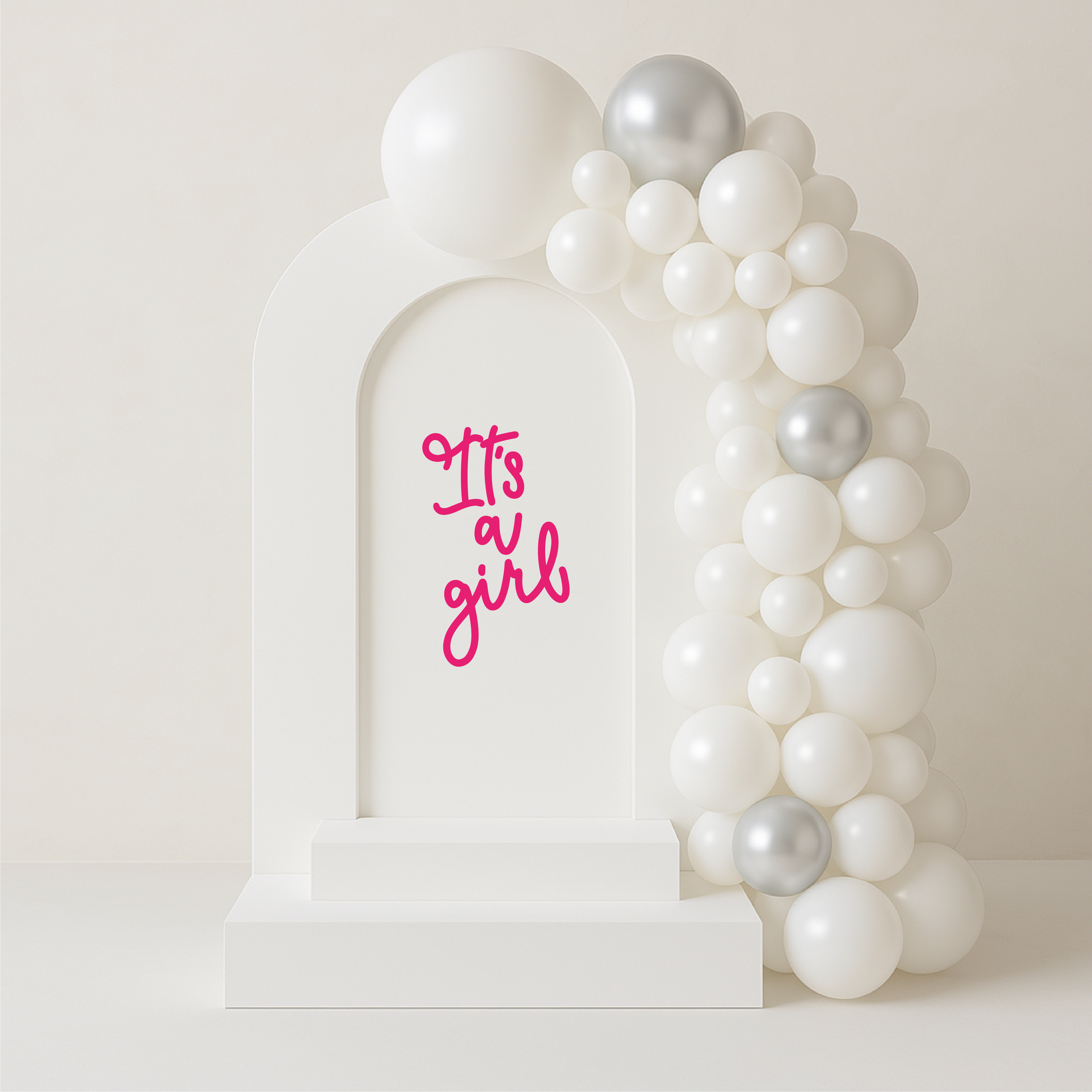 Its a Girl - Backdrop Sign - Jolly