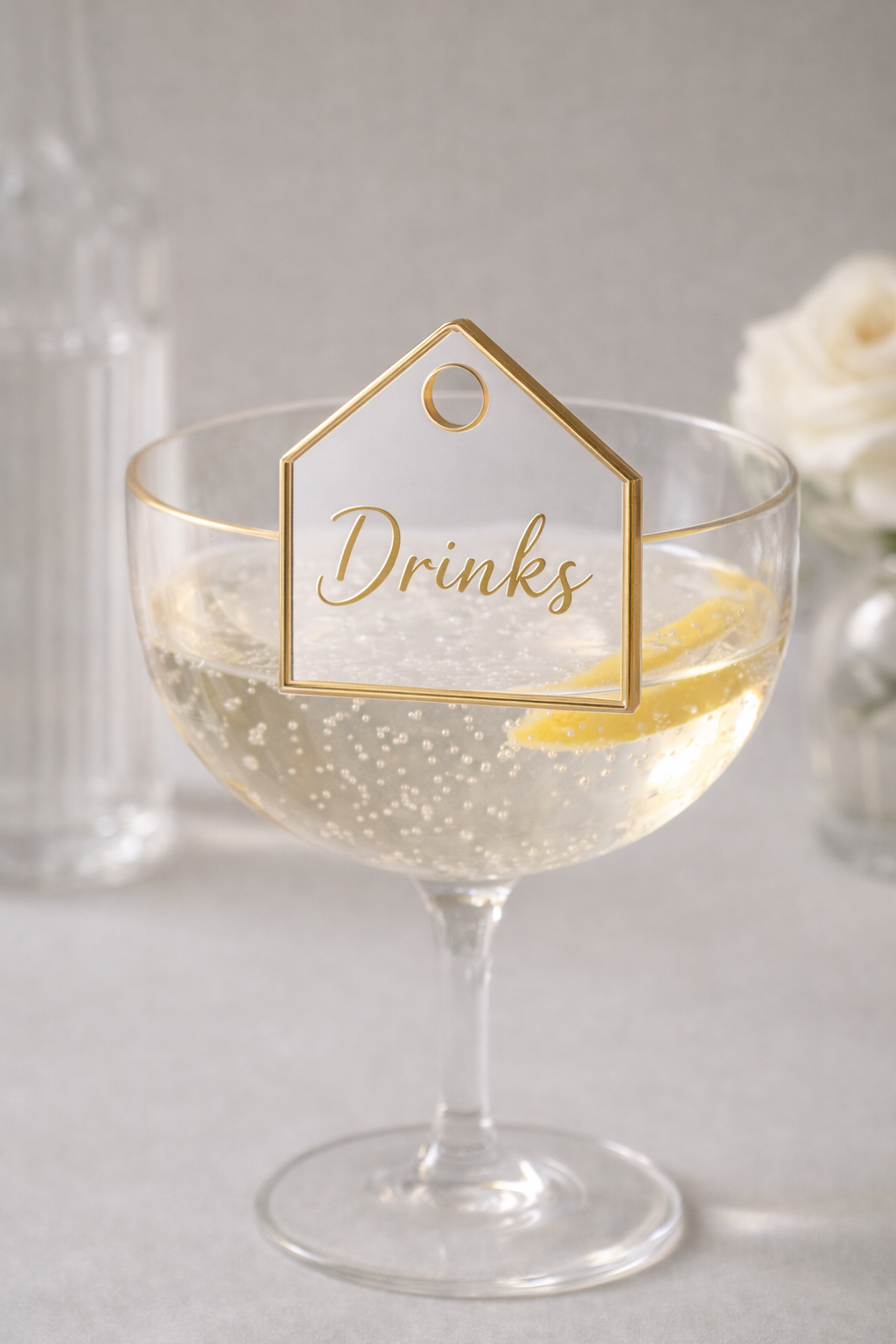 Glasshouse Drink Tags