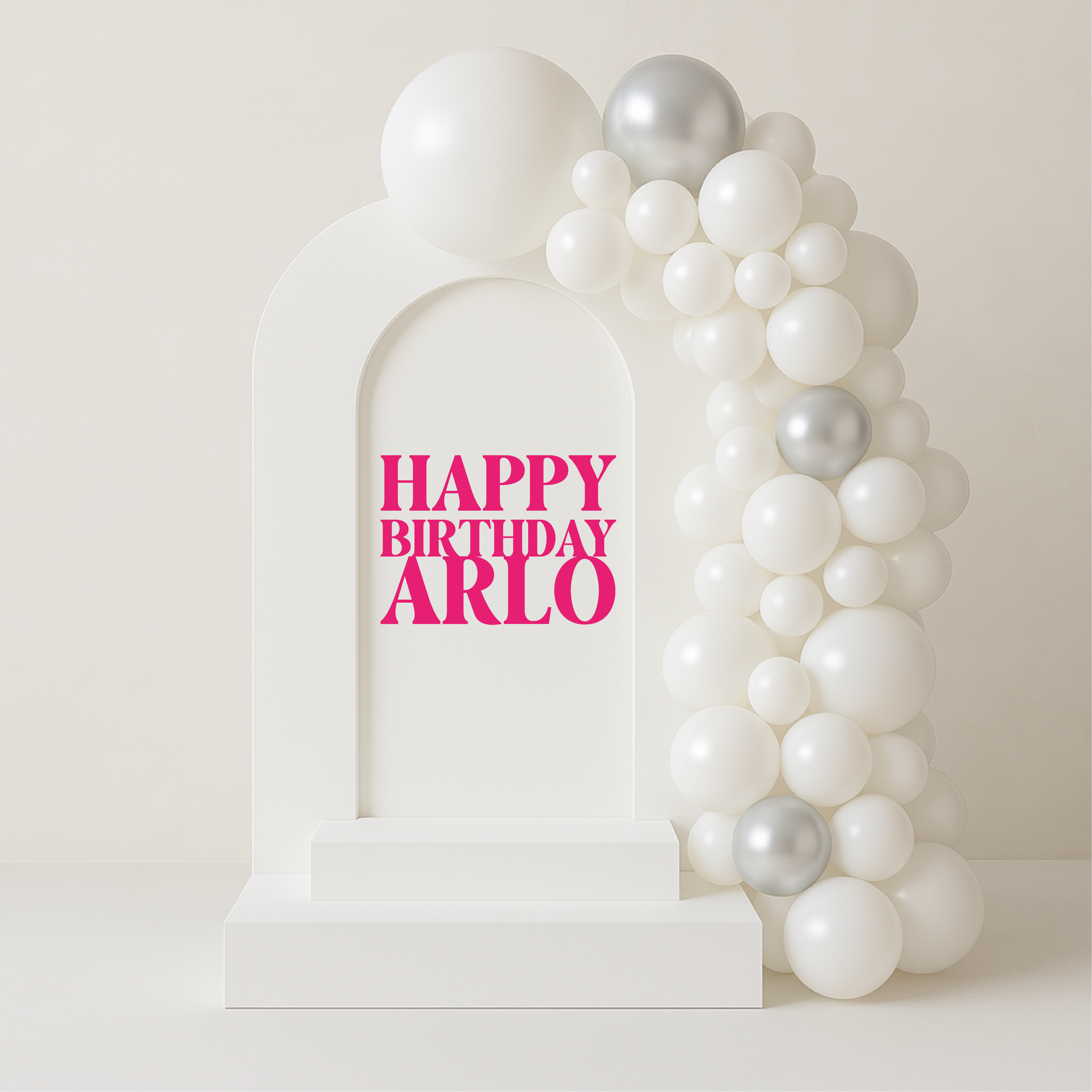 Arlo - Birthday Backdrop Sign