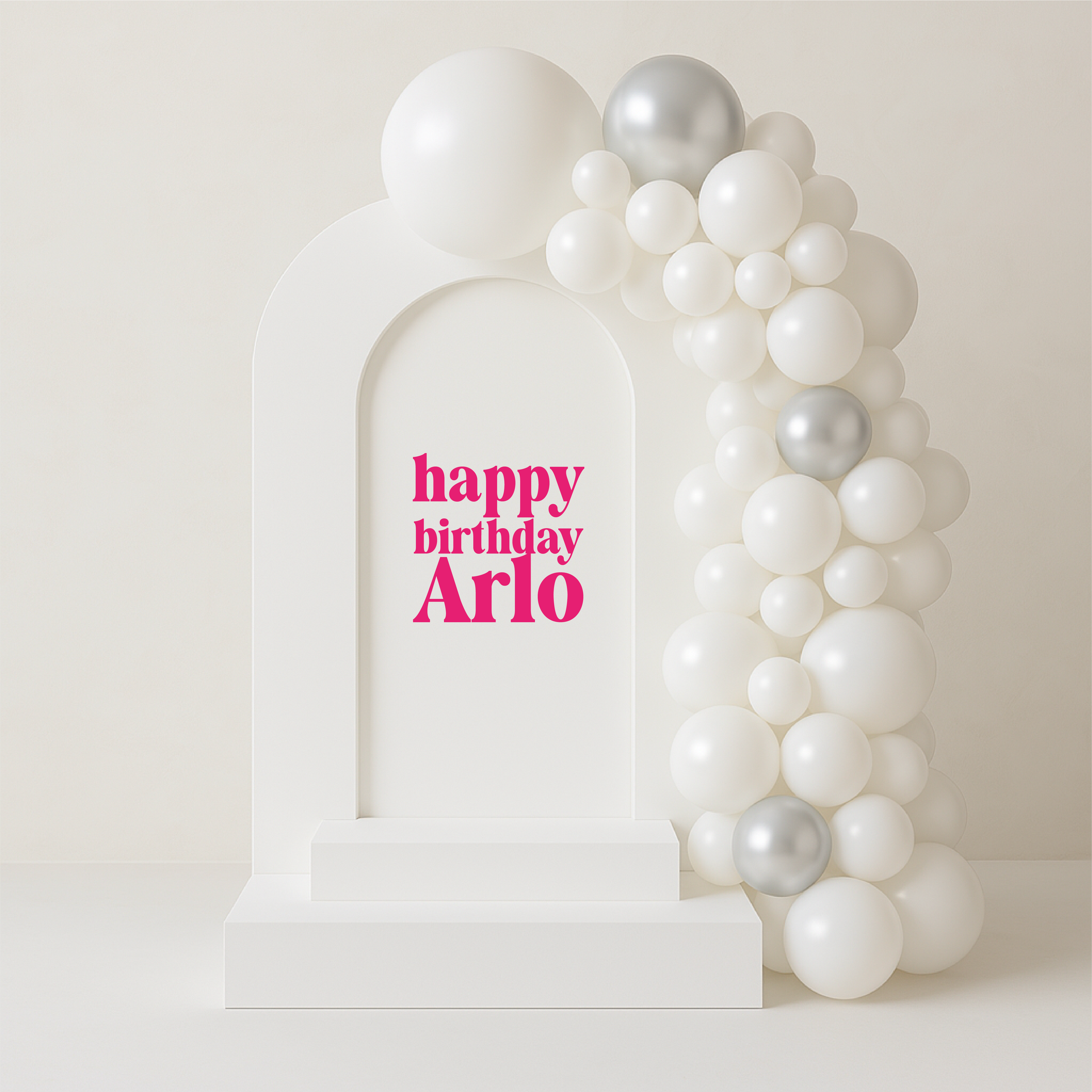 Arlo - Birthday Backdrop Sign