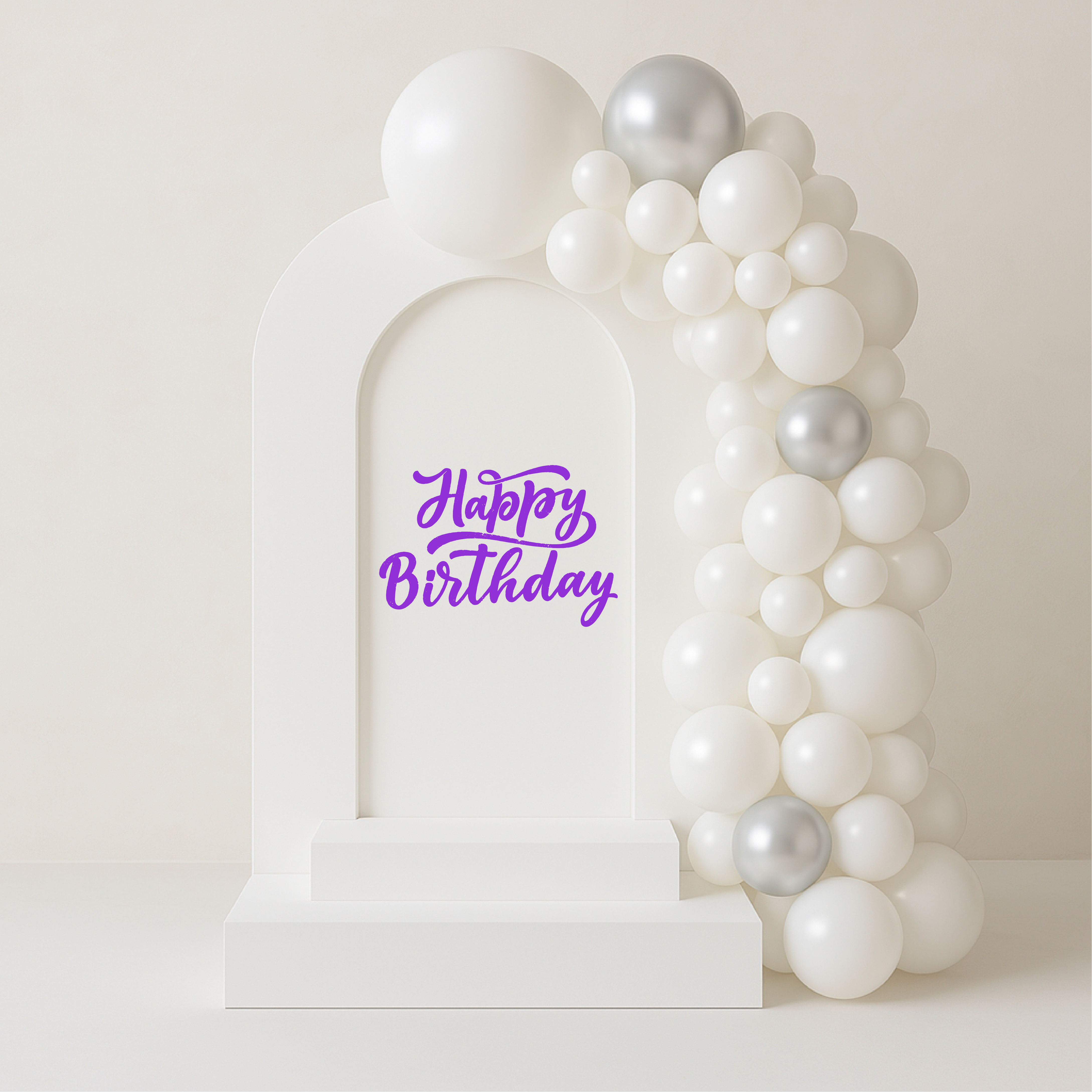 Happy Birthday 2 - Backdrop Sign