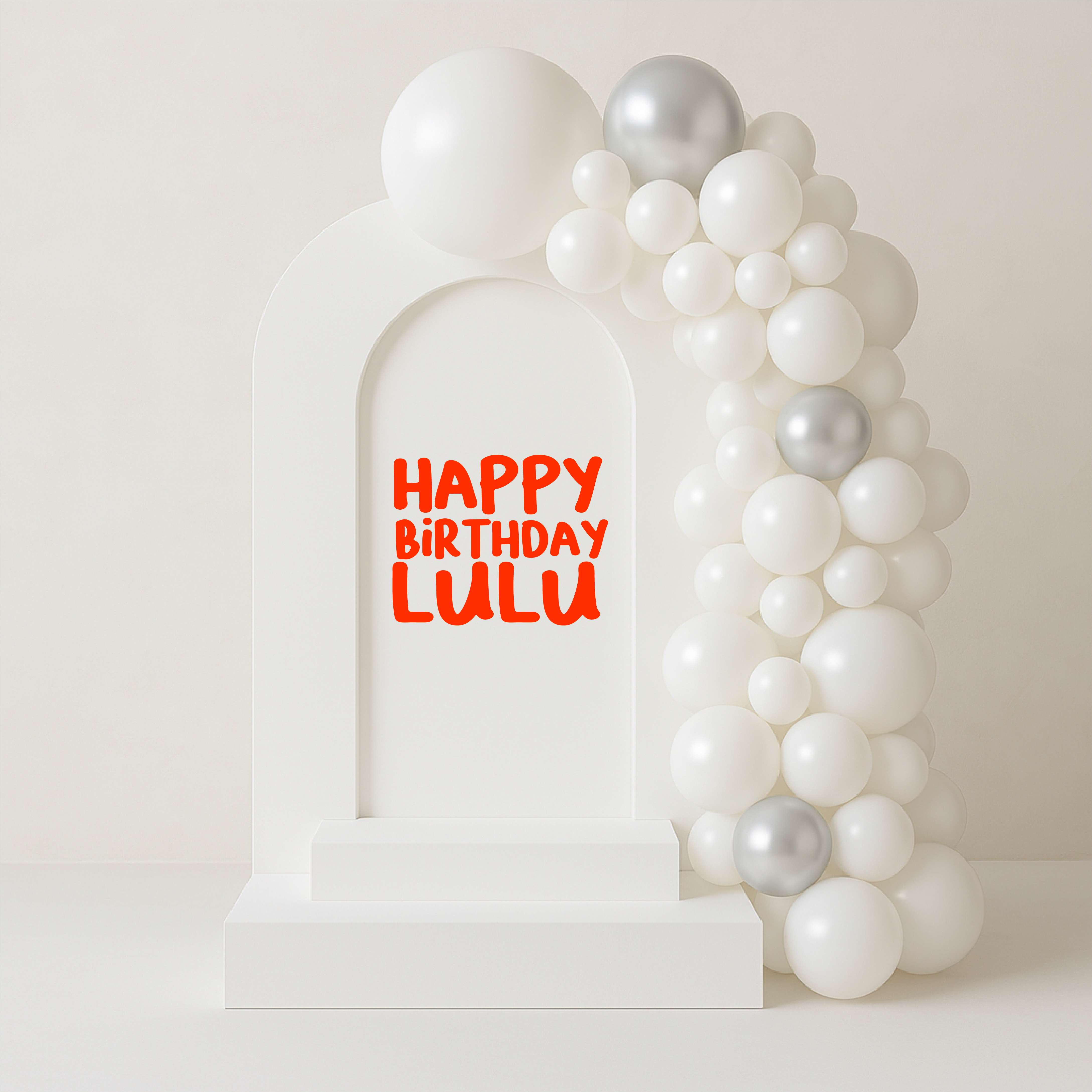 Lulu - Birthday Backdrop Sign
