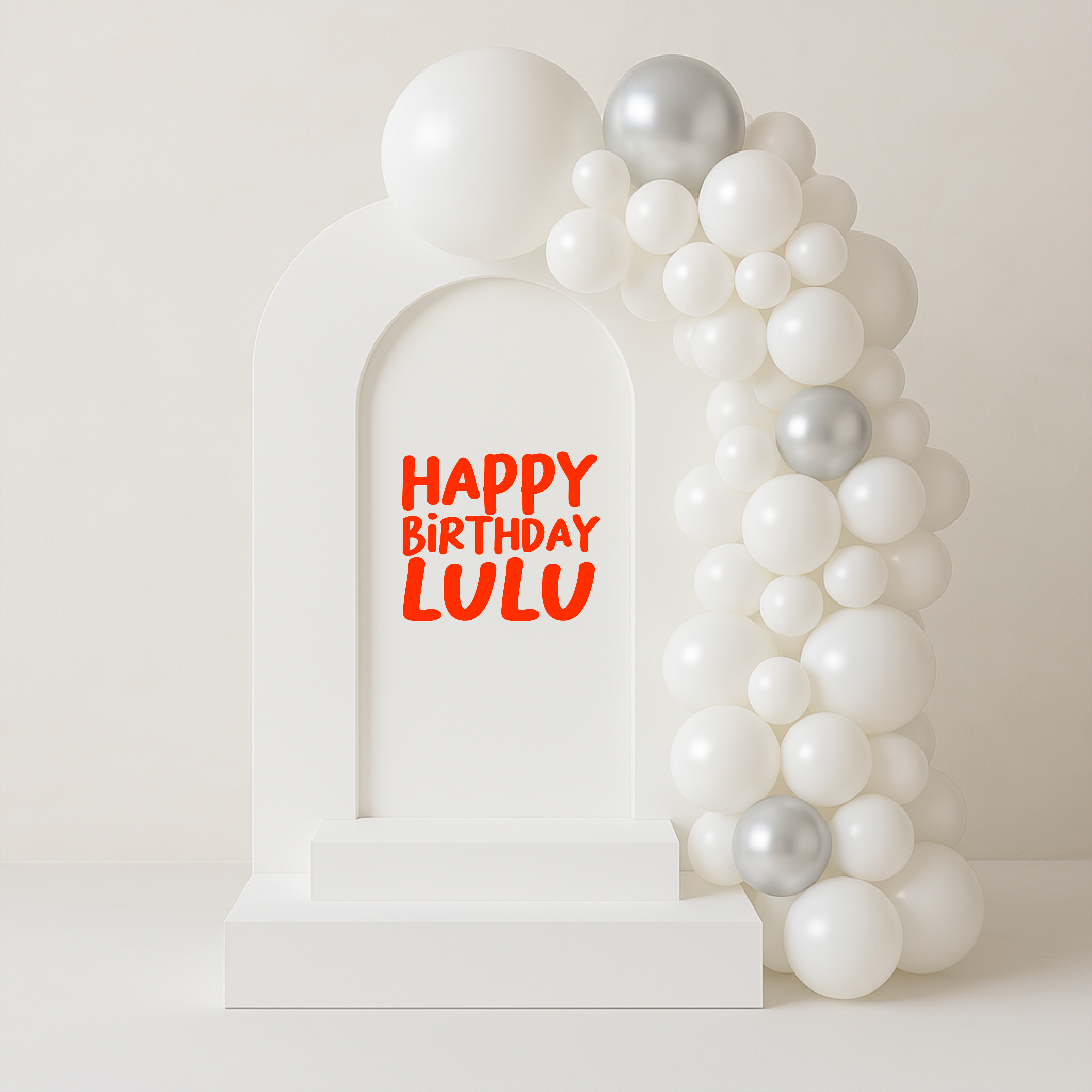 Lulu - Birthday Backdrop Sign