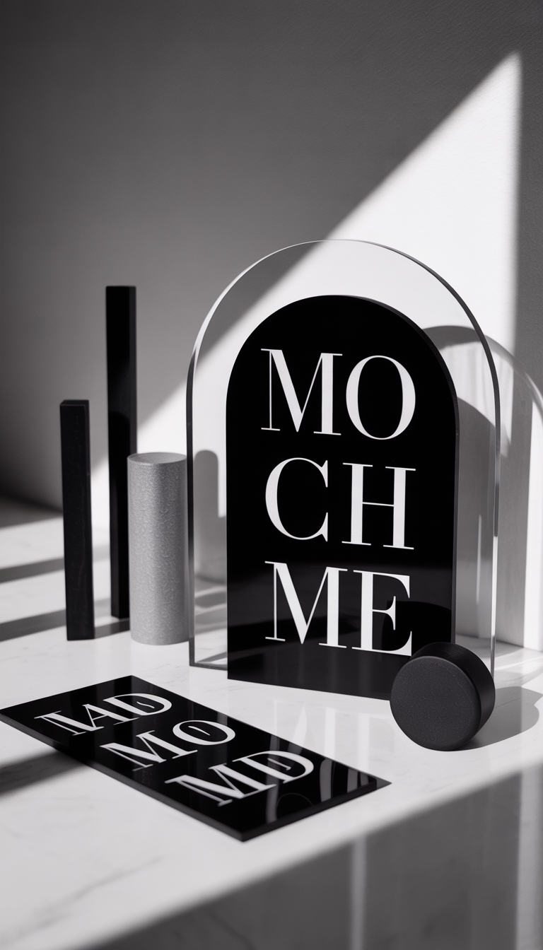 Monochrome Cards & Gifts Sign