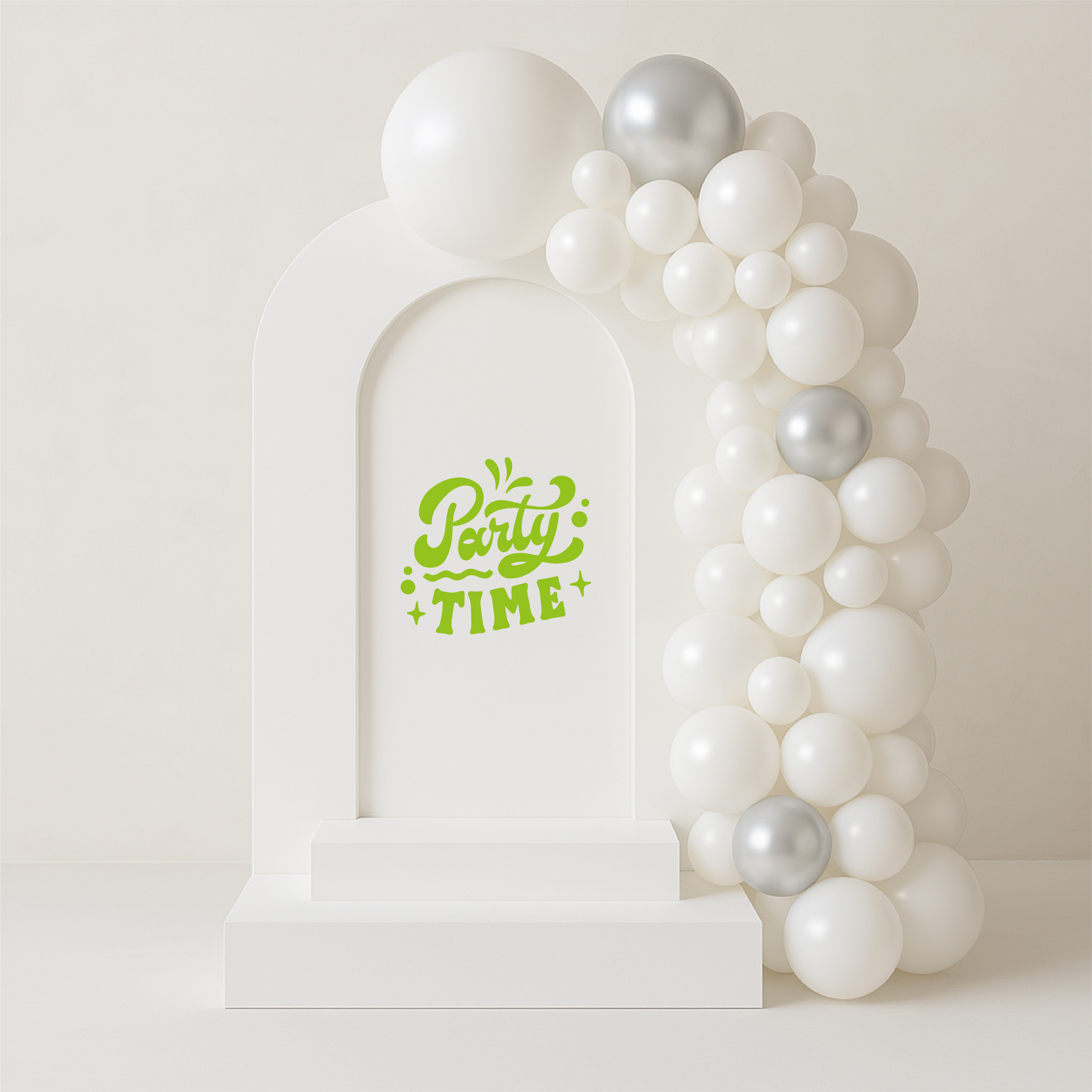 Party Time - Backdrop Sign